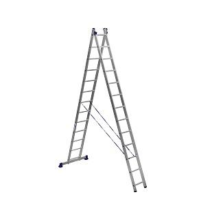 Лестница 2*13 (3.66 - 6.18 м) 12.50 кг  Алюмет