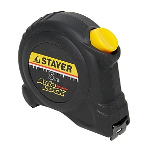 Рулетка Autolock 5,0м*25мм   STAYER 