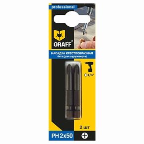 Бита T20  L-25мм   2шт GRAFF